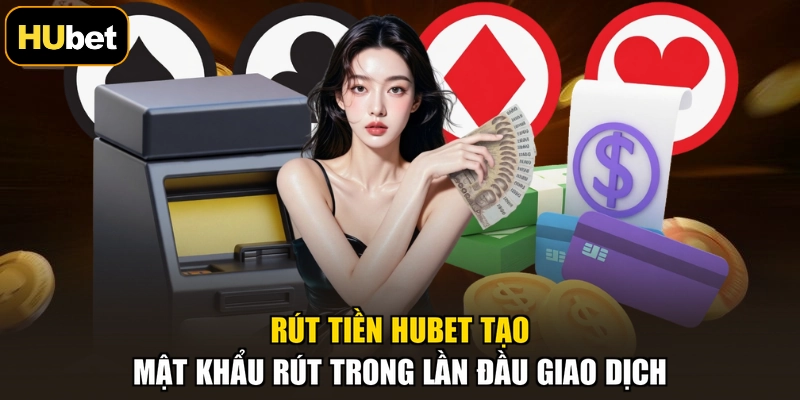 Rút tiền HUBET tạo mật khẩu rút trong lần đầu giao dịch