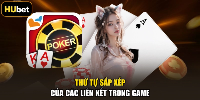 Thứ tự sắp xếp của các liên kết trong game
